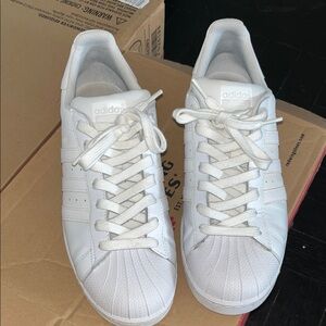 Adidas Classic White Leather Sneakers